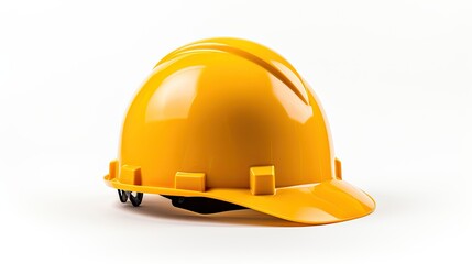 Image of yellow hard hat safety helmet.