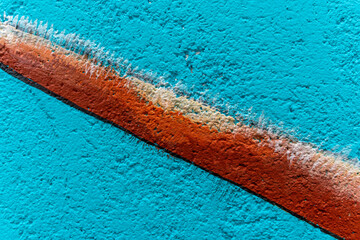original graffiti, aerosol spray decoration pattern on the city wall, urban modern culrure wallpaper