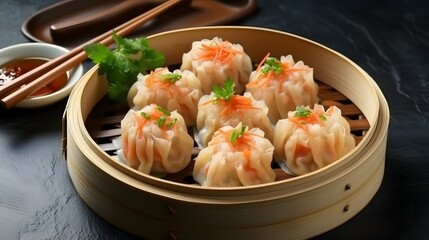 Shrimp Shumai, a steamed dish to enjoy the sweet tenderness of dried sakura shrimp