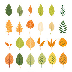 set of leaves, Generative AI 