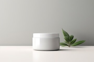 Mockup Of Beauty Container For Skin Care Products