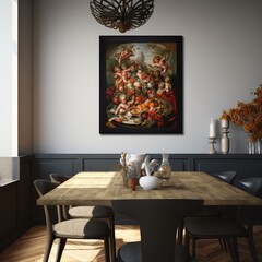 Dining Room Picture Frame | Modern Interior Design