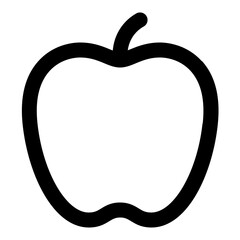 Apple line icon