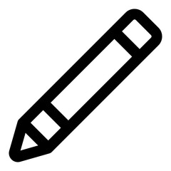 Crayon line icon