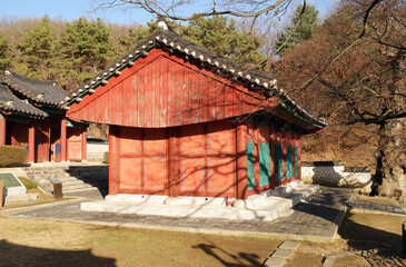 Fototapeta na wymiar Jaun Seowon Confucian Academy, Paju