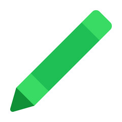 Crayon flat icon 