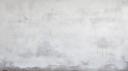 White concrete wall background texture with plaster. generative AI.