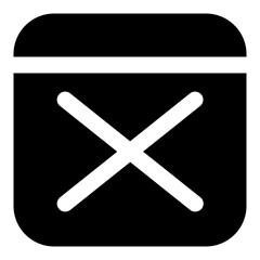 Wireframing glyph icon