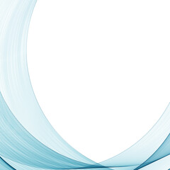 Abstract background with blue transparent wavy lines. eps 10