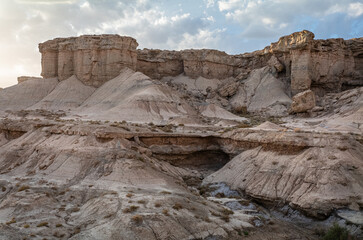 Fototapeta premium Yadan Landform on the Desert of Xinjiang, China