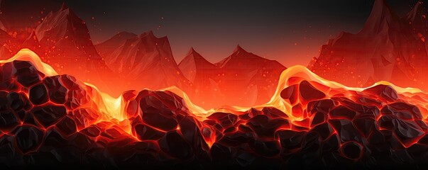 Highlights Isolated Lava