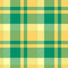 Check seamless fabric of pattern vector plaid with a background texture tartan textile.