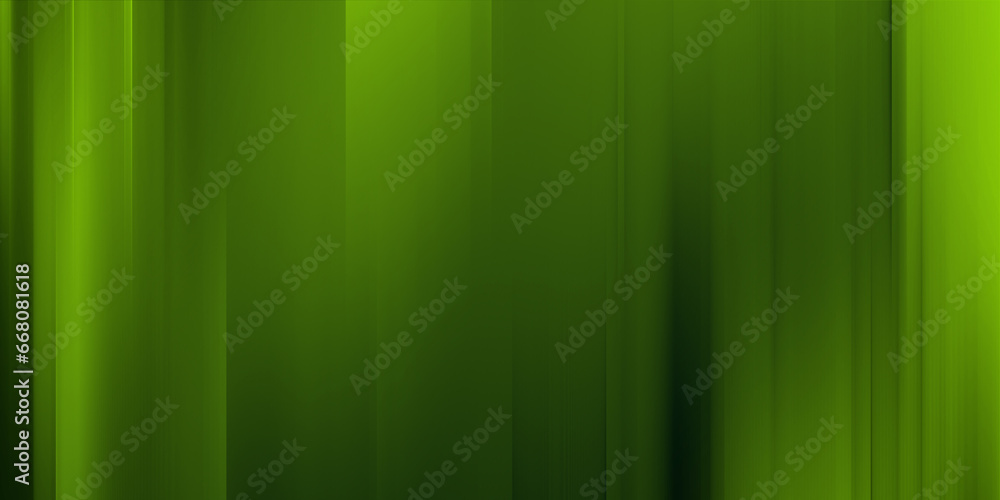 Poster Modern gradient green stripe pattern use as background, holographic texture with abstract iridescent green color gradient. shiny metallic abstract background