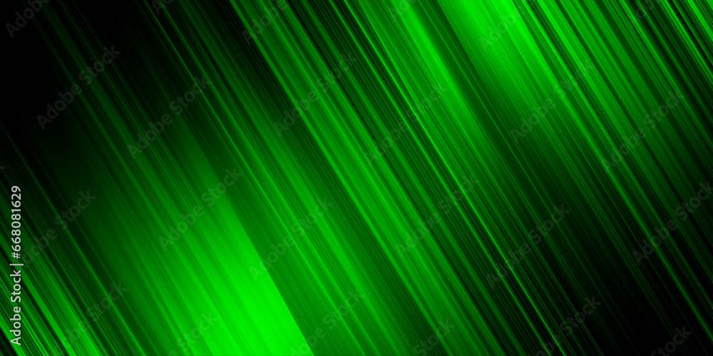 Poster modern gradient green stripe pattern use as background, holographic texture with abstract iridescent