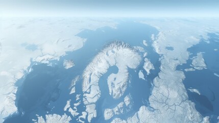 Discover the Arctic. A Detailed Map of the North.