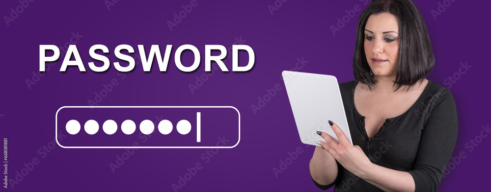 Sticker concept of password