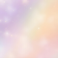 Fototapeta premium Pastel cosmic fantasy background.