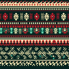 Seamless Nordic Digital Backgrounds, Christmas backdrops, Christmas Sweater Pattern Digital Paper, Scandinavian Surface Patterns, cosy paper