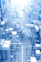 Obraz premium abstract gradient science and technology background. 
