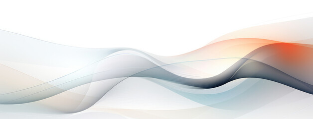 abstract white background with smooth and curved lines. 