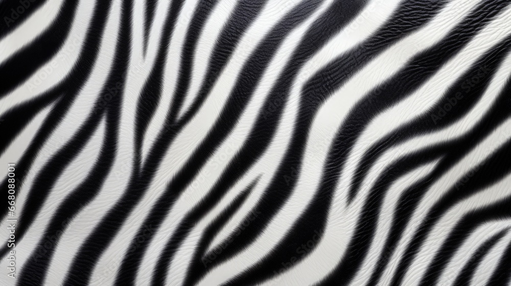 Poster zebra like retro pattern smooth animal skin design