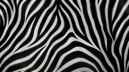 Fototapeta na wymiar Zebra like retro pattern smooth animal skin design