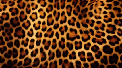 Seamless design with leopard s skin pattern