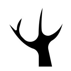 tree trunk glyph icon 