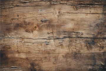 texture of old light cracked wood with knots - obrazy, fototapety, plakaty