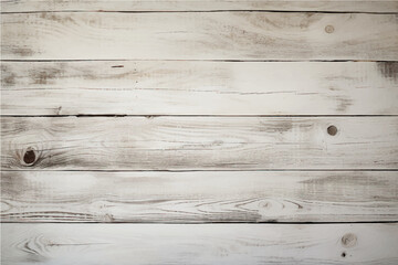 texture of old, damaged, cracked wood bleached with white paint with knots in a boho style - obrazy, fototapety, plakaty