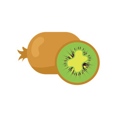 Obraz premium delicious fresh fruit cartoon vector