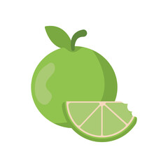 delicious fresh fruit cartoon vector