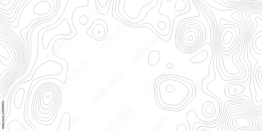 Poster white wave paper curved reliefs abstract background. vector geographic contour map. abstract pattern