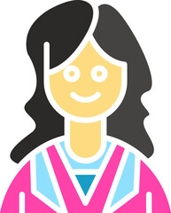 Woman Character Icon
