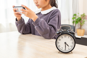 子供のスマートフォンの使用時間