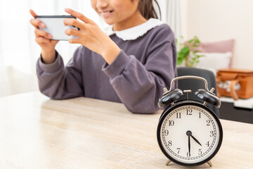 子供のスマートフォンの使用時間