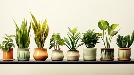 plant in a pot on a white background