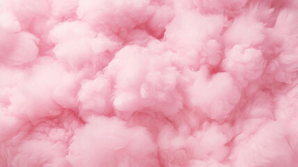 Pink cotton candy background. Candy floss texture. Generative AI
