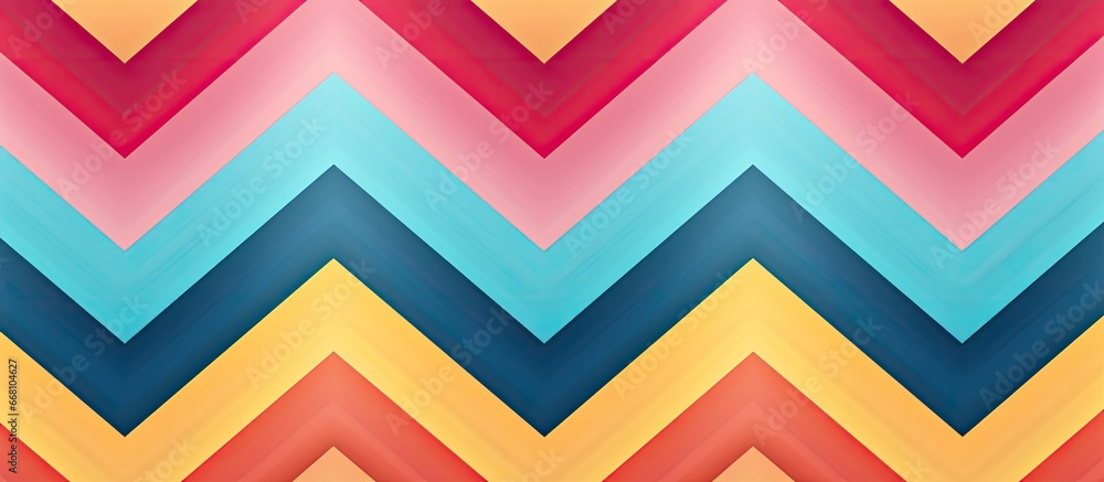 Poster abstract seamless chevron zigzag pattern for background print