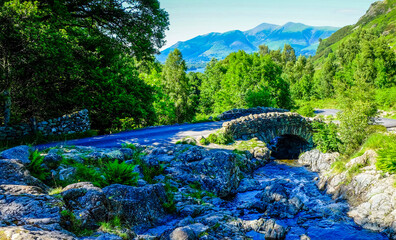 river in the mountains