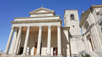 Front view of Basilica San Marino