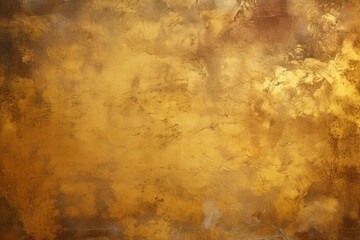 Fototapeta na wymiar Golden paint on concrete textured background