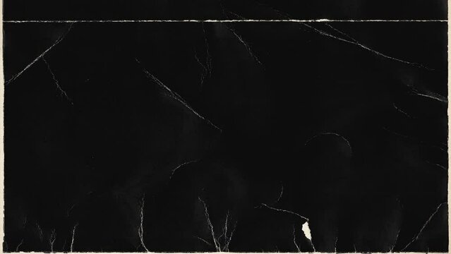 Vintage Stop Motion scratched Paper Sheet Loop/ 4k animation of a vintage motion graphic with scratched damaged glued paper and framed texture background