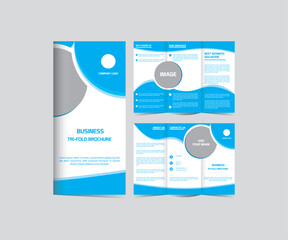 Tri fold brochure Business design template editable and resizable