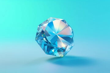 Beautiful brilliant gemstone. Luxury expensive diamond carat sparkling. Generate ai