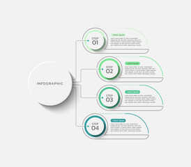 Diagram business and vector illustration template