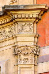 Medieval architectural features of the Episcopal Palace of Murcia, Spain