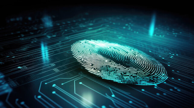 Track employee hours scanner with fingerprint sensor