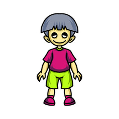 Vektor karakter laki-laki modern, gaya, cocok untuk berbagai proyek desain grafis, web, dan iklan.