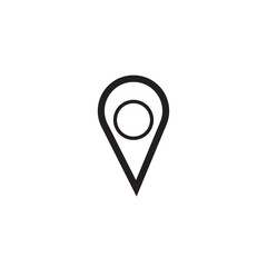 Location maps icon vector